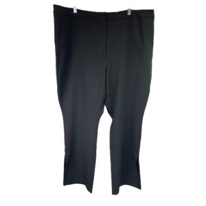 Good American Exec Disco Flare Slit Pants Black 18